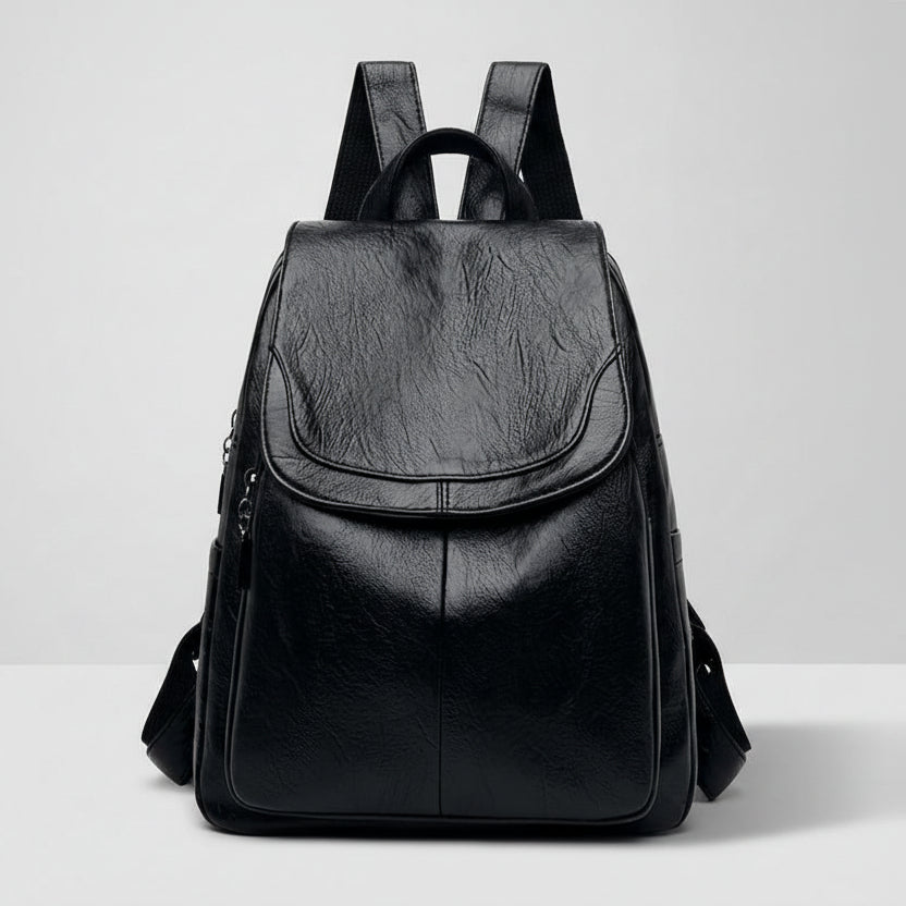 Action-Outlet - Harima | Diebstahlsicherer Lederrucksack für Damen